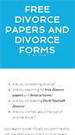 Mobile Screenshot of divorcepapersforms.com